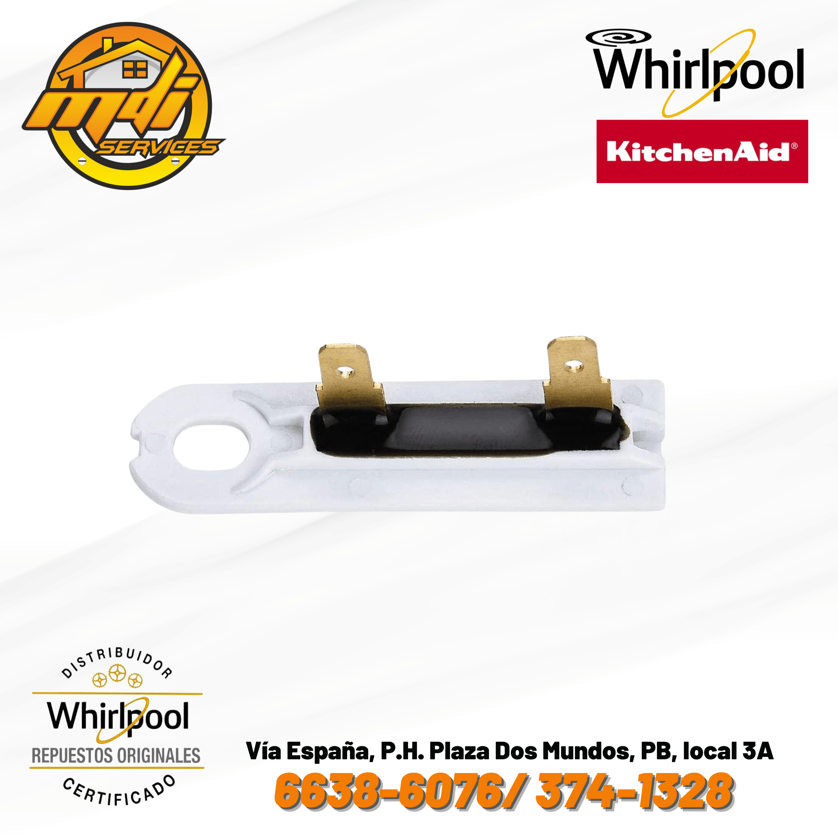 TERMICO PARA SECADORA WHIRLPOOL ORIGINAL 